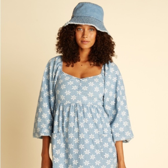 🔆BILLABONG🔆 Wrangler Just A Dream Babydoll Dress - Picture 7 of 17